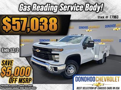 New 2025 Chevrolet Silverado 3500 Work Truck Regular Cab RWD, Service Truck for sale #77963 - photo 1