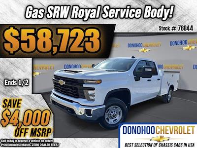 New 2025 Chevrolet Silverado 2500 Work Truck Double Cab RWD, 8' 2" Royal Truck Body Service Body Service Truck for sale #78044 - photo 1