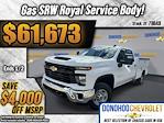 New 2025 Chevrolet Silverado 2500 Work Truck Double Cab 4WD, 8' 2" Royal Truck Body Service Body Service Truck for sale #78049 - photo 1