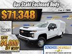 New 2025 Chevrolet Silverado 3500 Work Truck Crew Cab 4WD, 9' 2" Stahl Challenger ST Service Utility Van for sale #78080 - photo 1