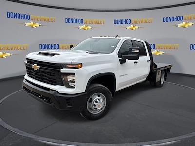 New 2025 Chevrolet Silverado 3500 Work Truck Crew Cab 4WD, 9' 4" CM Truck Beds RD Model Flatbed Truck for sale #78153 - photo 1