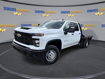 New 2025 Chevrolet Silverado 3500 Work Truck Crew Cab 4WD, 9' 4" CM Truck Beds RD Model Flatbed Truck for sale #78156 - photo 1