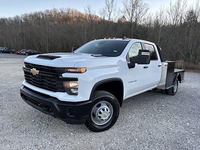 New 2025 Chevrolet Silverado 3500 Work Truck Crew Cab 4WD, 9' 4" CM Truck Beds SK Deluxe Flatbed Truck for sale #78163 - photo 1