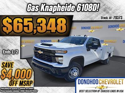 New 2025 Chevrolet Silverado 3500 Work Truck Crew Cab 4WD, 9' Knapheide Steel Service Body Service Truck for sale #78373 - photo 1