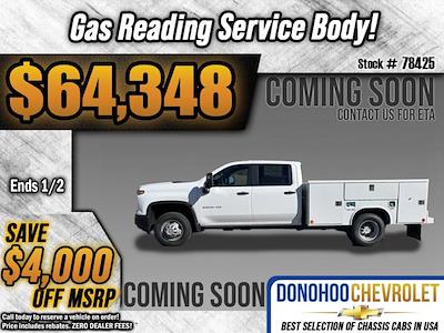 New 2025 Chevrolet Silverado 3500 Work Truck Crew Cab 4WD, 9' Reading SL Service Body Service Truck for sale #78425 - photo 1