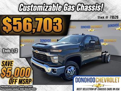 New 2025 Chevrolet Silverado 3500 LT Crew Cab 4WD, Cab Chassis for sale #78526 - photo 1