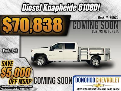 New 2025 Chevrolet Silverado 3500 Work Truck Crew Cab RWD, 9' Knapheide Steel Service Body Service Truck for sale #78620 - photo 1