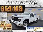 New 2025 Chevrolet Silverado 3500 Work Truck Regular Cab 4WD, 8' 2" Reading SL Service Body Service Truck for sale #78627 - photo 3