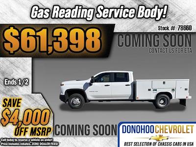 New 2025 Chevrolet Silverado 3500 Work Truck Crew Cab RWD, 9' Reading SL Service Body Service Truck for sale #78660 - photo 1