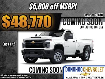 New 2025 Chevrolet Silverado 3500 Work Truck Regular Cab 4WD, Pickup for sale #78670 - photo 1