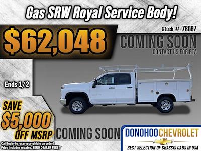 New 2024 Chevrolet Silverado 2500 Work Truck Crew Cab 4WD, 8' 2" Royal Truck Body Service Body Service Truck for sale #78697 - photo 1