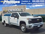 New 2024 Chevrolet Silverado 3500 Work Truck Crew Cab 4WD, 9' Reading Classic II Aluminum Service Truck for sale #42228 - photo 1