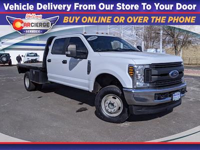 Used 2018 Ford F-350 XLT Crew Cab 4x4, Flatbed Truck for sale #24644 - photo 1