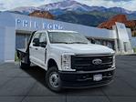 New 2024 Ford F-350 XL Crew Cab 4WD, Flatbed Truck for sale #654076 - photo 1