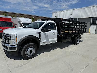 New 2024 Ford F-450 XLT Regular Cab 4x2, Parkhurst Manufacturing Structureline Stake Bed for sale #T30169 - photo 1