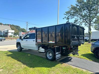 New 2024 Chevrolet Silverado 3500 Work Truck Crew Cab 4WD, Reading Action Fabrication Landscape Dump for sale #RF274074 - photo 2