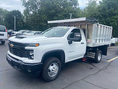 New 2024 Chevrolet Silverado 3500 Work Truck Regular Cab 4WD, DuraMag Aluminum Landscape Dump for sale #RF350057 - photo 1