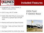 New 2024 Ford F-650 Base Regular Cab 4x2, Knapheide Heavy-Hauler Junior Flatbed Truck for sale #04T1207 - photo 5
