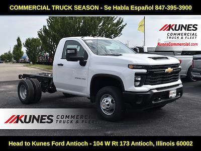 Used 2024 Chevrolet Silverado 3500 Work Truck Regular Cab 4x4, Cab Chassis for sale #04X636 - photo 1