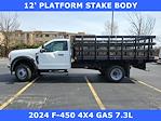 2024 Ford F-450 Regular Cab DRW 4WD, Reading Steel Stake Bed for sale #240450 - photo 5