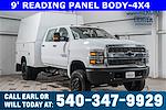 New 2024 Chevrolet Silverado 5500 Work Truck Crew Cab 4x4, 9' Reading Panel Service Body Service Truck for sale #45509 - photo 1