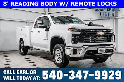 New 2024 Chevrolet Silverado 2500 Work Truck Double Cab 4x4, 8' 2" Reading Classic II Steel Service Truck for sale #45562 - photo 1