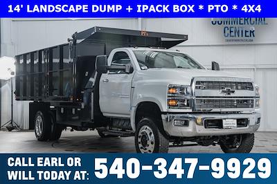 New 2024 Chevrolet Silverado 6500 Regular Cab 4x4, 14' PJ's Landscape Dump for sale #45644 - photo 1