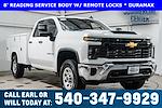 New 2024 Chevrolet Silverado 3500 Work Truck Double Cab 4x4, 8' 2" Reading Classic II Steel Service Truck for sale #45675 - photo 1