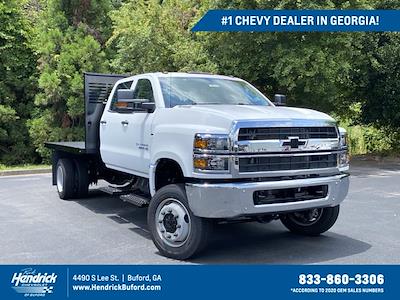 2023 Chevrolet Silverado 5500 Crew Cab DRW 4WD, Flatbed Truck for sale #DQ54744 - photo 1