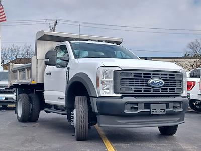 New 2024 Ford F-550 XL Regular Cab 4x4, 9' 3" Rugby Eliminator LP Stainless Steel Dump Truck for sale #RF02456 - photo 1
