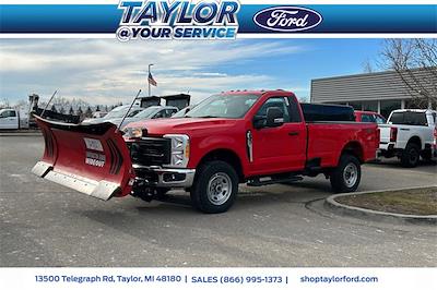 New 2023 Ford F-350 Regular Cab 4WD, Western Snowplow Plow Truck for sale #PED92625 - photo 1