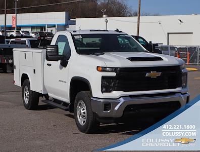 New 2024 Chevrolet Silverado 2500 Work Truck Regular Cab 4WD, 8' 2" Reading Classic II Steel Service Truck for sale #F0469 - photo 1