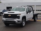 New 2024 Chevrolet Silverado 3500 Work Truck Crew Cab 4WD, Blue Ridge Manufacturing Wrangler Flatbed Truck for sale #N3276 - photo 4