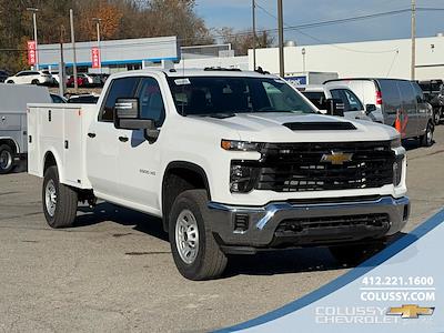 New 2024 Chevrolet Silverado 3500 Work Truck Crew Cab 4WD, 8' 3" Knapheide Aluminum Service Body Service Truck for sale #N3388 - photo 1