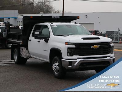 New 2025 Chevrolet Silverado 3500 Work Truck Crew Cab 4WD, 9' 3" SH Truck Bodies Dump Truck for sale #N3410 - photo 1