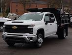 New 2025 Chevrolet Silverado 3500 Work Truck Crew Cab 4WD, 9' 3" SH Truck Bodies Dump Truck for sale #N3410 - photo 4