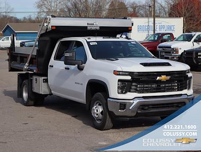 New 2025 Chevrolet Silverado 3500 Work Truck Crew Cab 4WD, 9' 3" SH Truck Bodies Dump Truck for sale #N3436 - photo 1