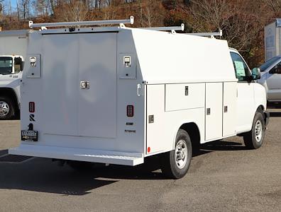 New 2024 Chevrolet Express 3500 Work Truck Regular Cab RWD, 11' Reading Aluminum CSV Service Utility Van for sale #N3440 - photo 2