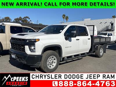 Used 2022 Chevrolet Silverado 3500 Work Truck Crew Cab 4x2, Flatbed Truck for sale #R1036B - photo 1