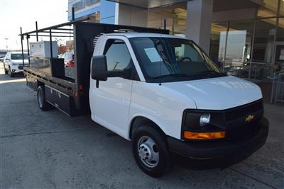 Used 2014 Chevrolet Express 3500 RWD, Flatbed Truck for sale #109916 - photo 1