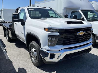 New 2024 Chevrolet Silverado 3500 Work Truck Regular Cab 4x4, 9' 4" CM Truck Beds RD Model Flatbed Truck for sale #F1705 - photo 1
