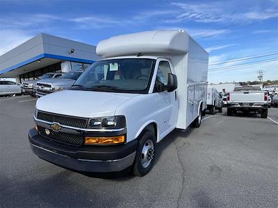 New 2024 Chevrolet Express 3500 Work Van Regular Cab RWD, 11' Reading Aluminum CSV Service Utility Van for sale #F2270 - photo 1