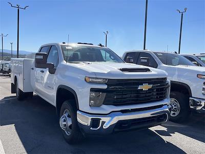 New 2024 Chevrolet Silverado 3500 Work Truck Crew Cab 4x4, 9' Reading Classic II Steel Service Truck for sale #F2272 - photo 1