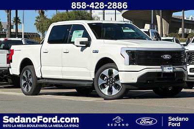 New 2024 Ford F-150 Lightning Platinum SuperCrew Cab AWD, Pickup for sale #RWG01225 - photo 1