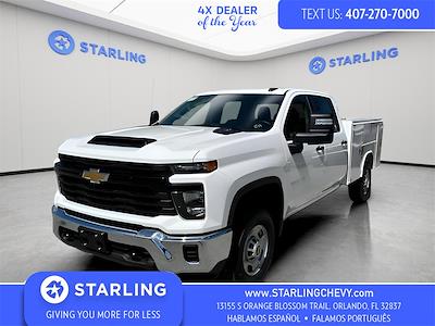 New 2024 Chevrolet Silverado 2500 Work Truck Crew Cab 4x4, 8' 2" Reading SL Service Body Service Truck for sale #RF458561 - photo 1