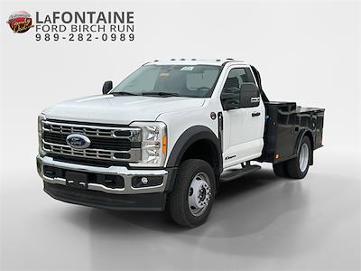 2023 Ford F-550 Regular Cab DRW 4x4, Bedrock Marble Series Flatbed Truck for sale #23DC213 - photo 1