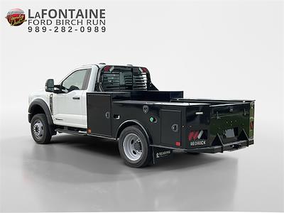 New 2023 Ford F-550 XL Regular Cab 4x4, Bedrock Marble Series Flatbed Truck for sale #23DC213 - photo 2