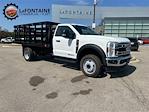 New 2024 Ford F-550 XL Regular Cab 4x2, 12' 6" Monroe Truck Equipment TradesPRO™ Flatbed Truck for sale #24DC109 - photo 2