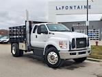 2021 Ford F-750 Super Cab DRW 4x2, Palfinger Stake Bed for sale #4DC159P - photo 1