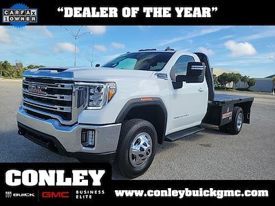 Used 2022 GMC Sierra 3500 SLE Regular Cab 4x2, Flatbed Truck for sale #G288016A - photo 1